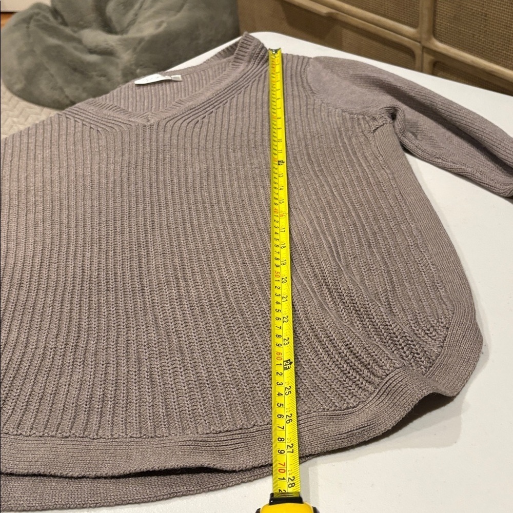 RD Style - Josslyn V Neck Sweater (from stitch fix).  Size XXL. Brown - Picture 14 of 16